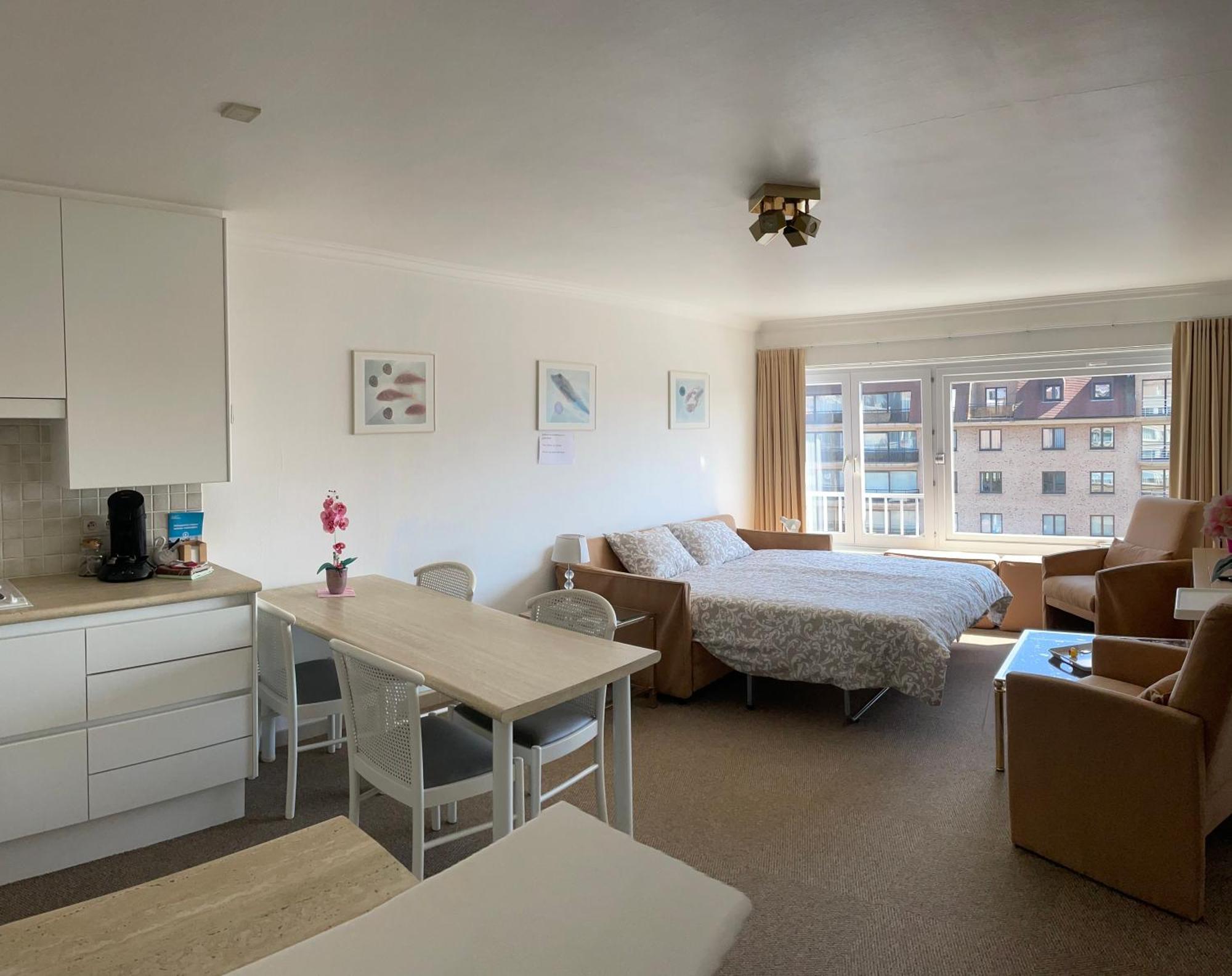 Zonnige Studio Mermoz Koksijde-Bad Экстерьер фото